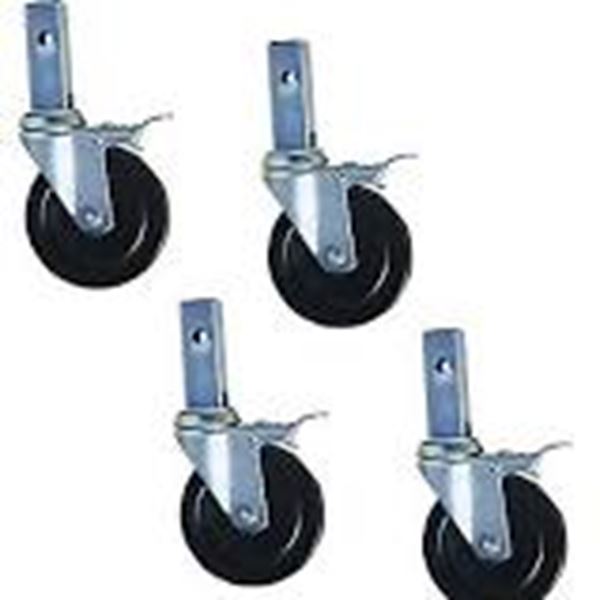 Casters Set of Four 03.0055 WP 196 Y 5