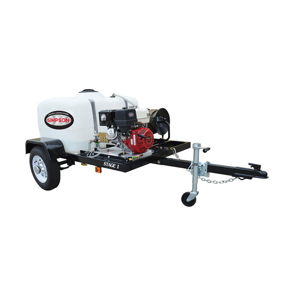 Simpson Trailer Mounted Pressure Washer 150 Gallon 2623